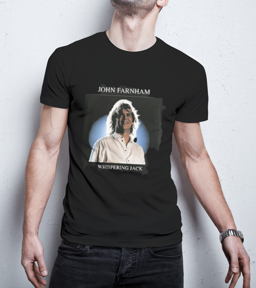 John Farnham Whispering Jack Photo Vintage Album Cover T-Shirt