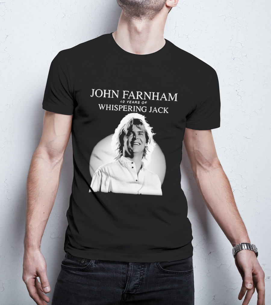 40 Years Of John Farnham Whispering Jack T-Shirt