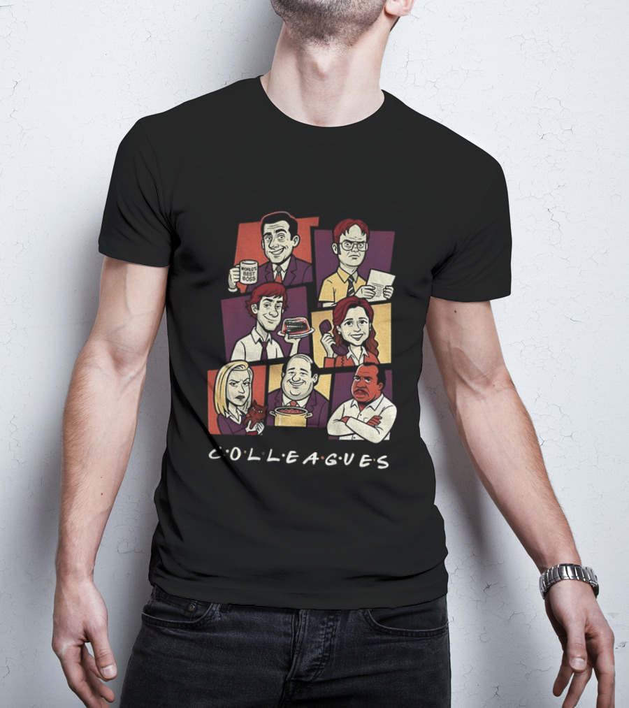 The Office Characters Colleagues Iconic TV Series Merch T-Shirt