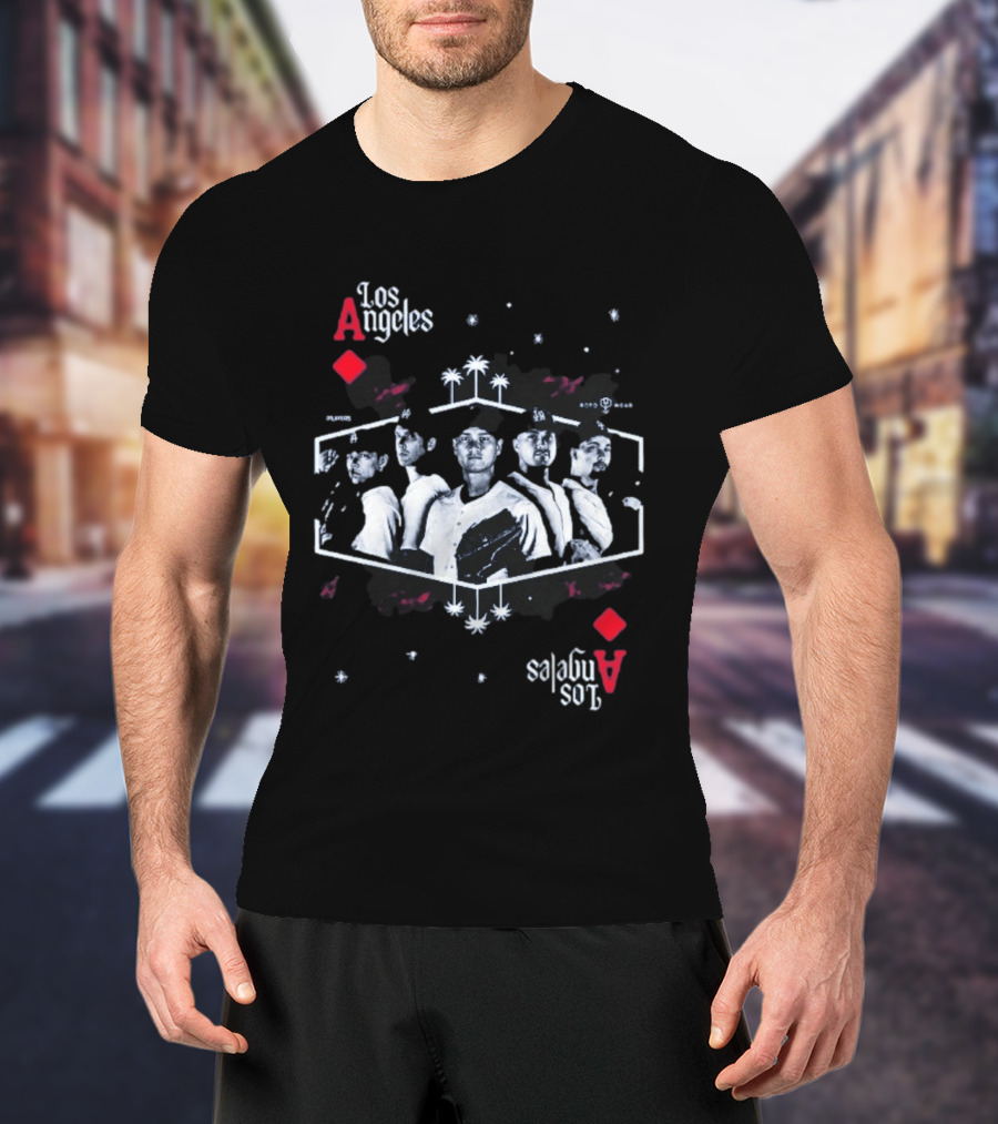 Los Angeles Aces Kike Hernandez Baseball Team Player Lineup T-Shirt