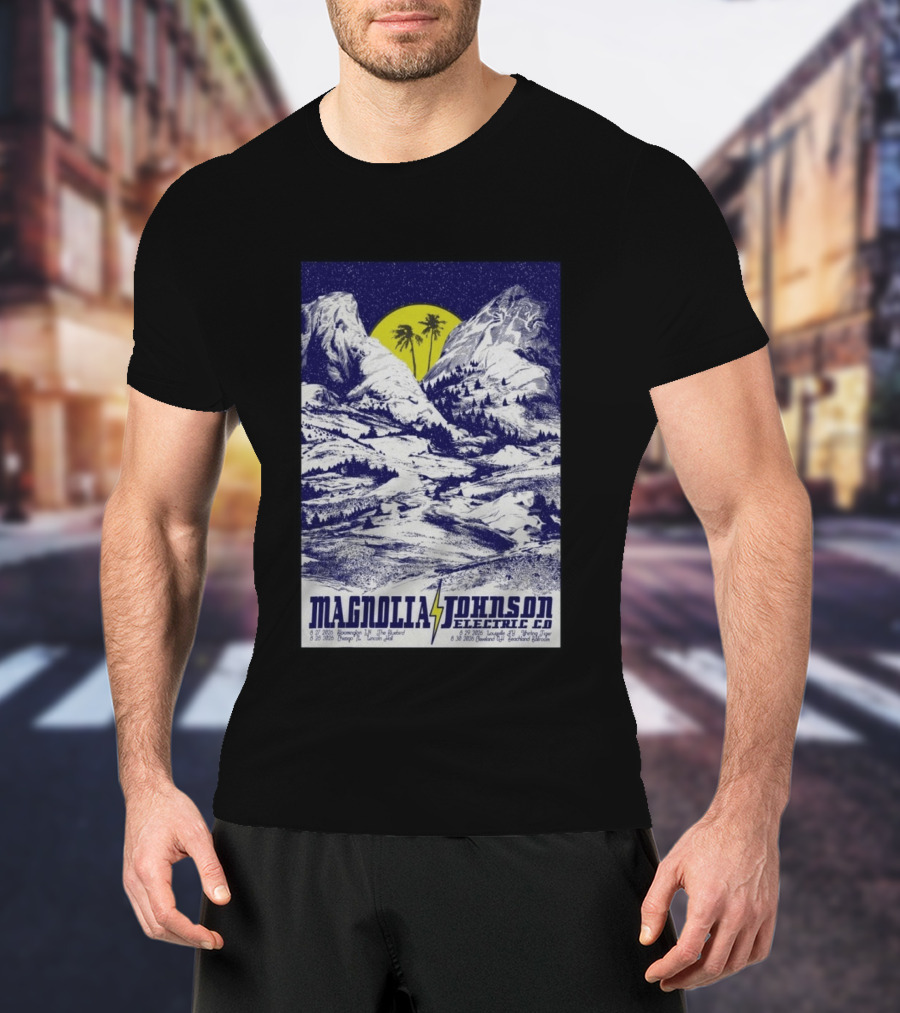 Magnolia Johnson Electric Co Tour 2026 Bloomington Chicago Lincoln Hall Louisville Bowling Green T-Shirt