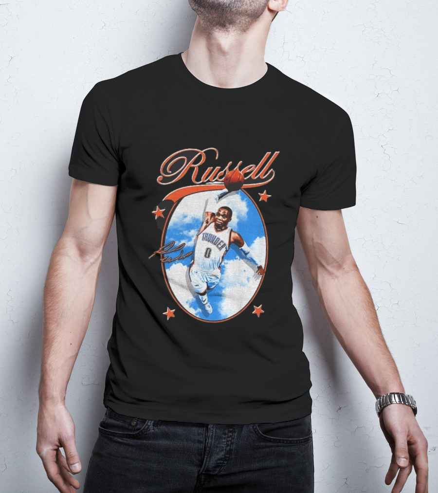 Russell Westbrook Thunder Basketball Legend T-Shirt