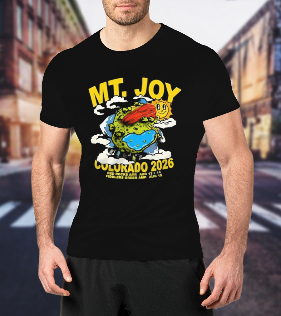 MT. Joy Colorado 2026 Red Rocks Amphitheatre August 13 Fiddler's Green August 15 T-Shirt