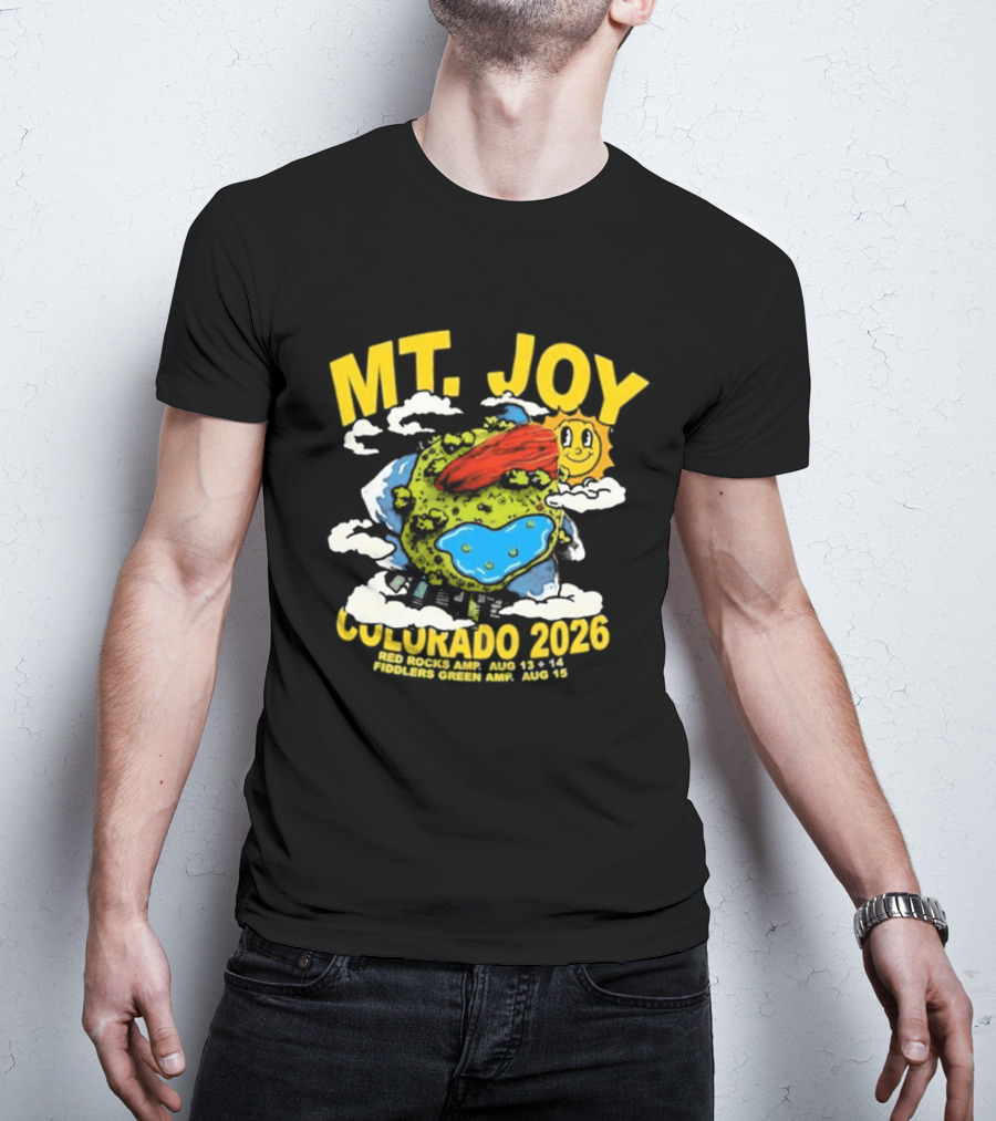 MT. Joy Colorado 2026 Red Rocks Amphitheatre August 13 Fiddler's Green August 15 T-Shirt