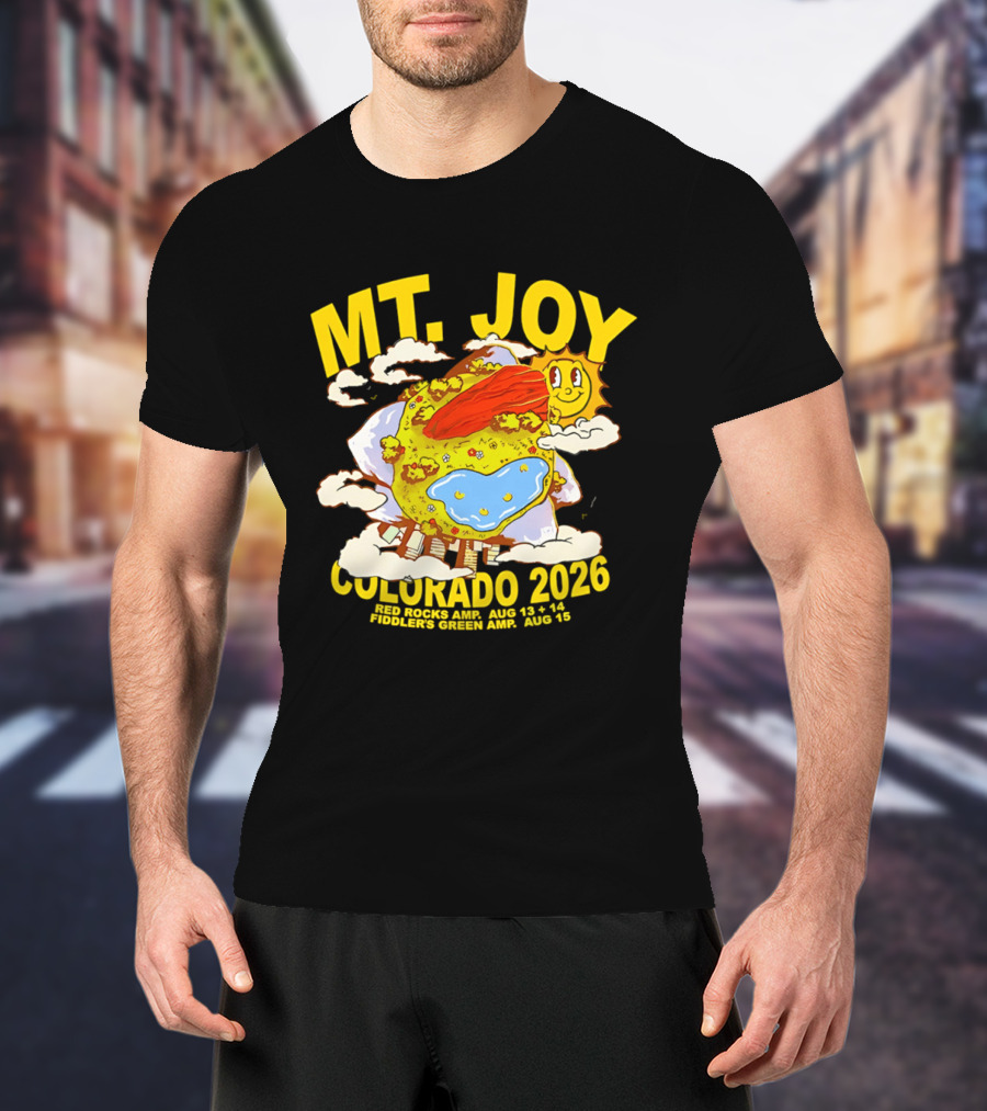 MT. Joy Colorado 2026 Red Rocks Amphitheater August 13 14 Fiddler's Green August 15 T-Shirt