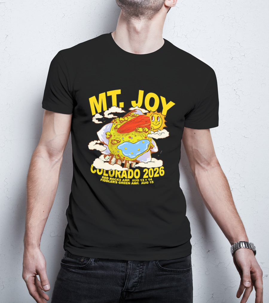 MT. Joy Colorado 2026 Red Rocks Amphitheater August 13 14 Fiddler's Green August 15 T-Shirt