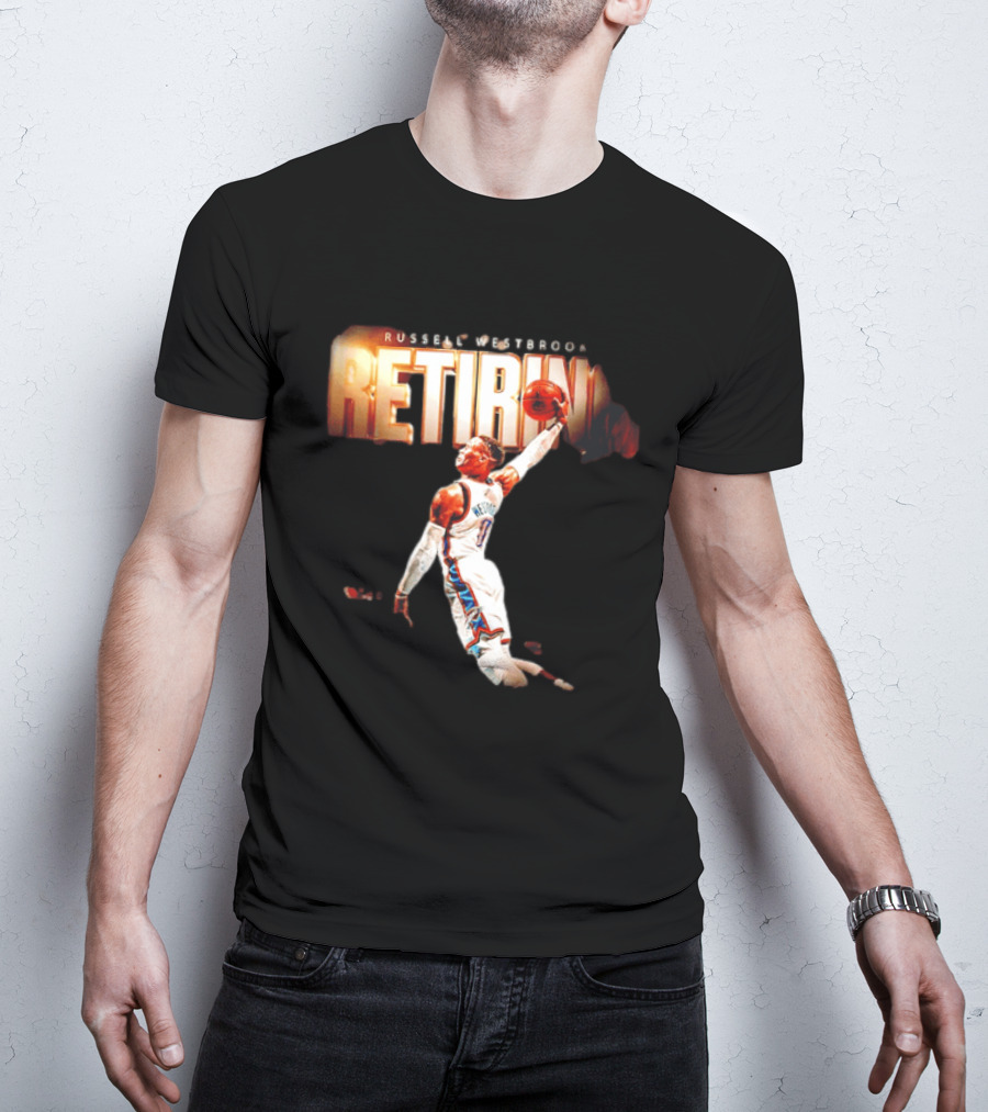 Russell Westbrook Retiring OKC Thunder Legend Dunk T-Shirt