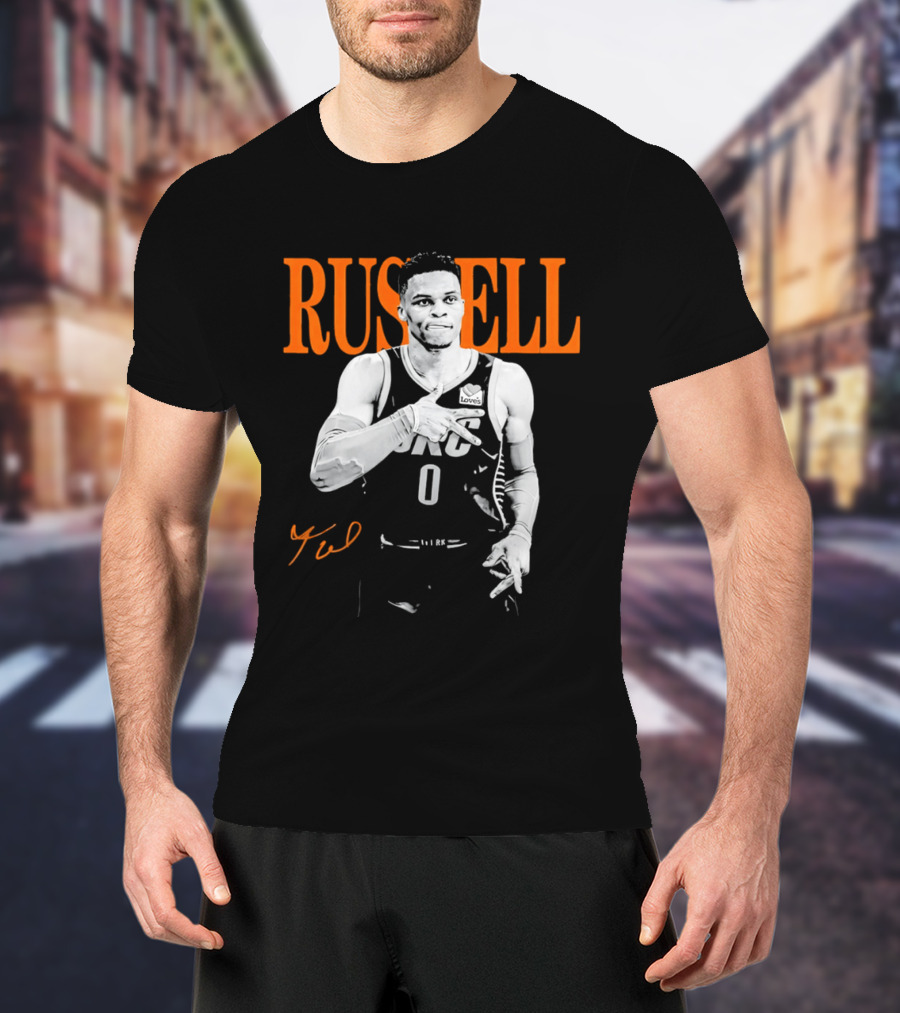 Russell Westbrook OKC Thunder Signature T-Shirt