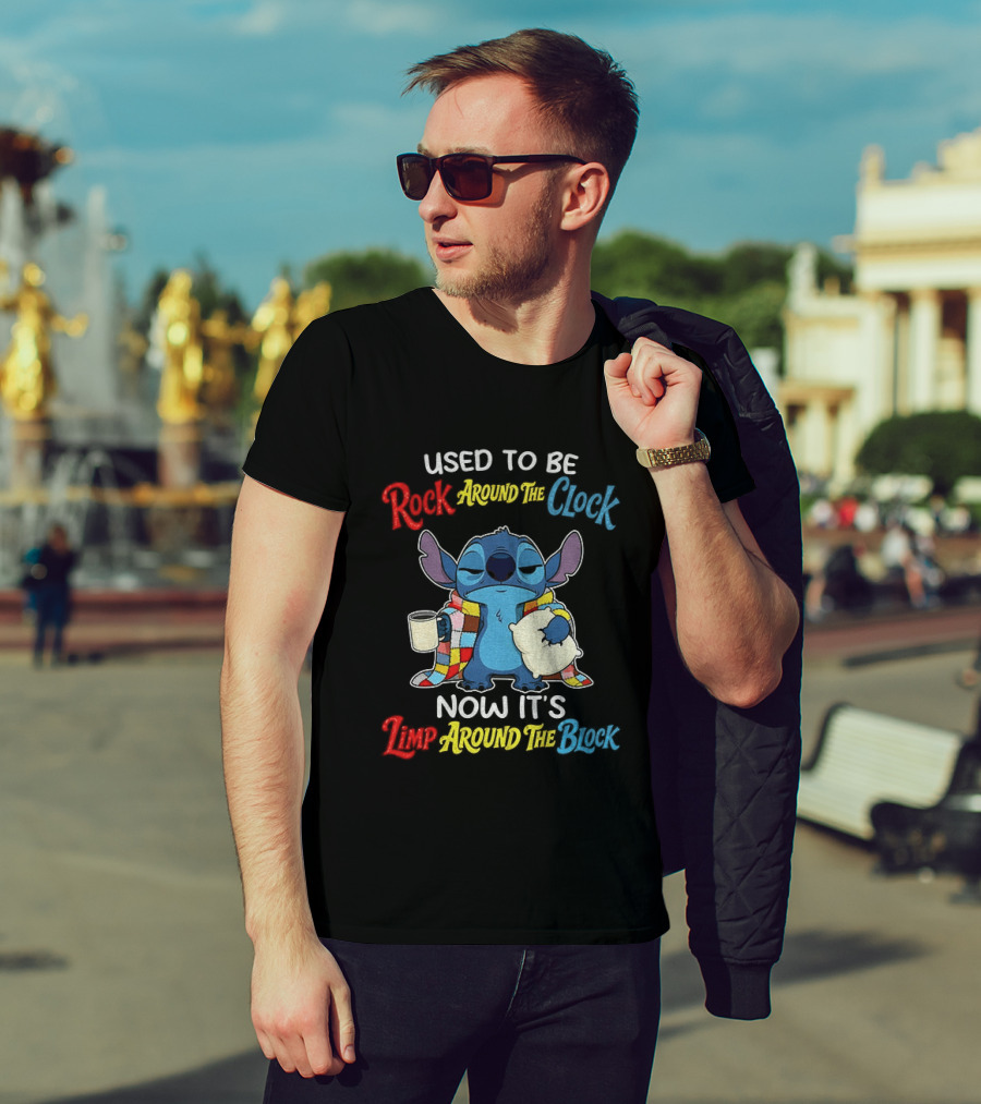 Stitch Used To Be Rock Around The Now It's Limp Around The Block T-Shirt