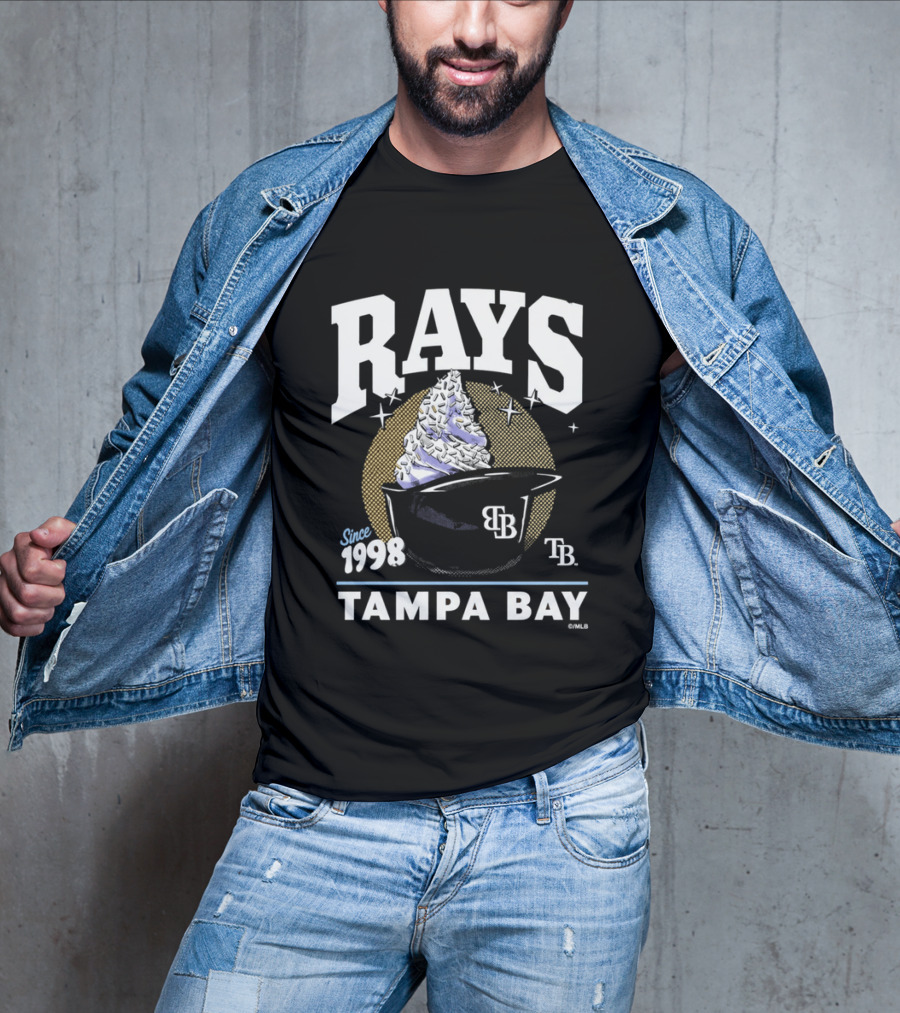 Rays Tampa Bay Since 1998 Ice Cream 2026 TB Cup T-Shirt