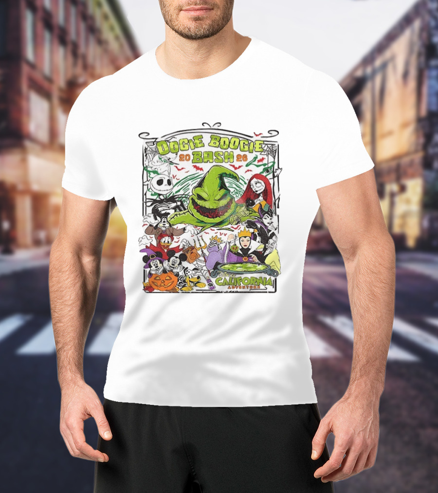 Oogie Boogie Bash 2026 Disney California Adventure Halloween Characters T-Shirt