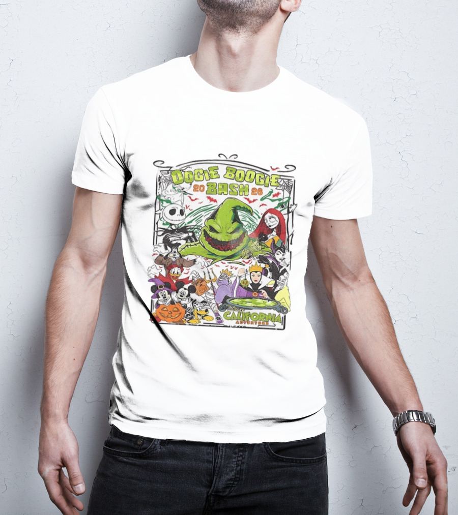 Oogie Boogie Bash 2026 Disney California Adventure Halloween Characters T-Shirt