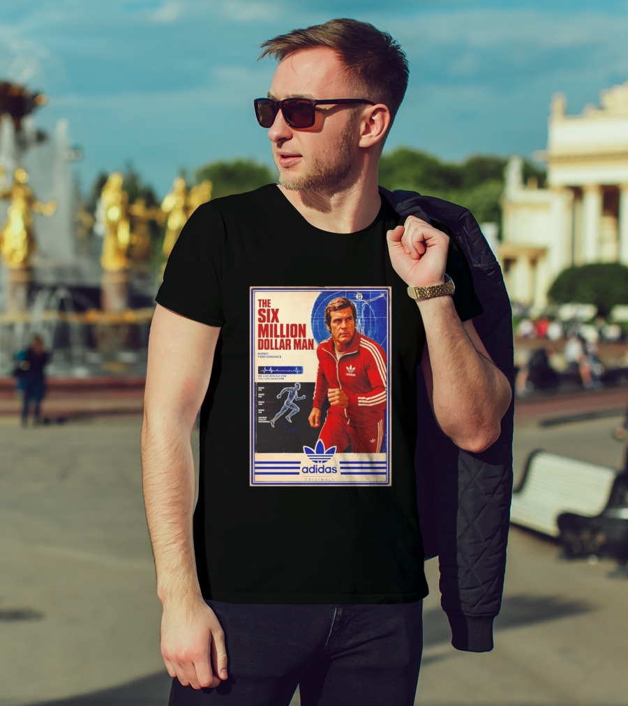 The Six Million Dollar Man Adidas Bionic Performance Originals T-Shirt