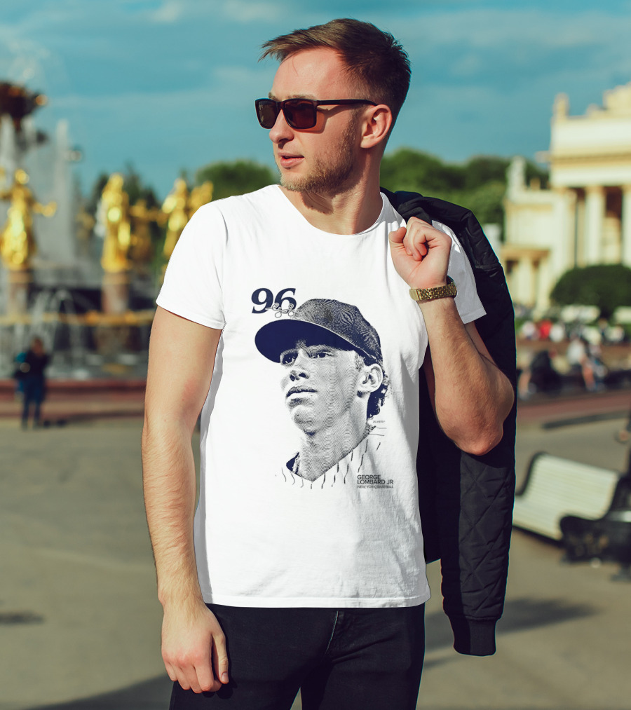George Lombard Jr. 96 New York Yankees Baseball Lineage Series T-Shirt
