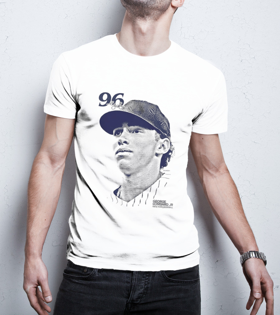 George Lombard Jr. 96 New York Yankees Baseball Lineage Series T-Shirt