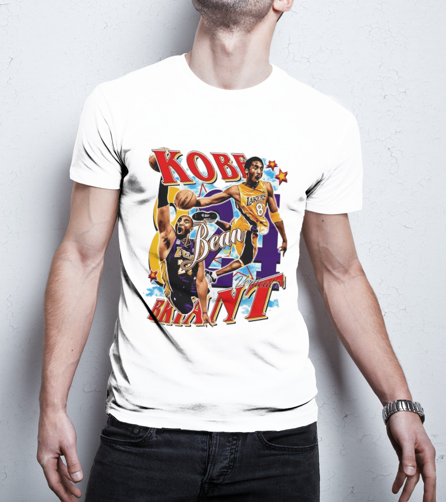 Kobe Bryant Bean Los Angeles Lakers 24 Dedication T-Shirt
