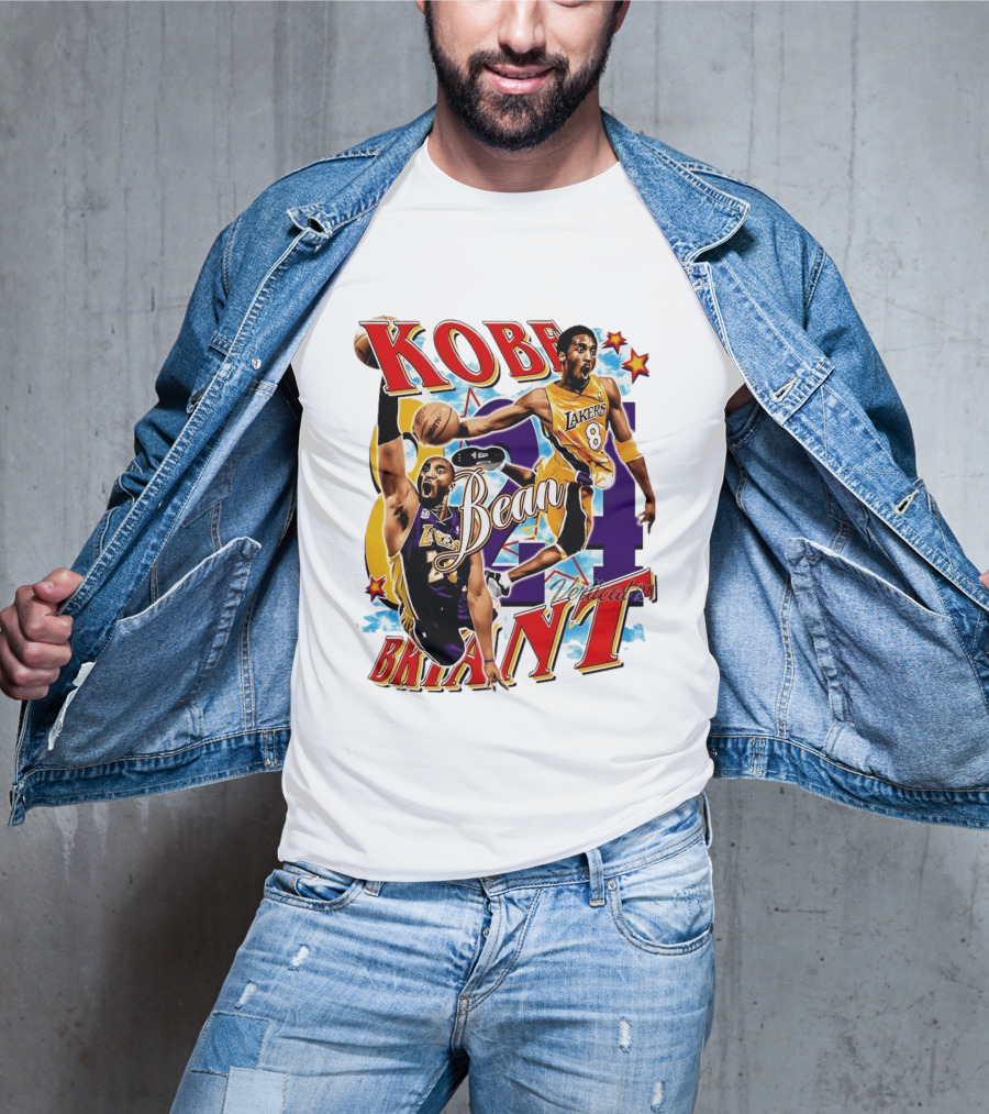 Kobe Bryant Bean Los Angeles Lakers 24 Dedication T-Shirt