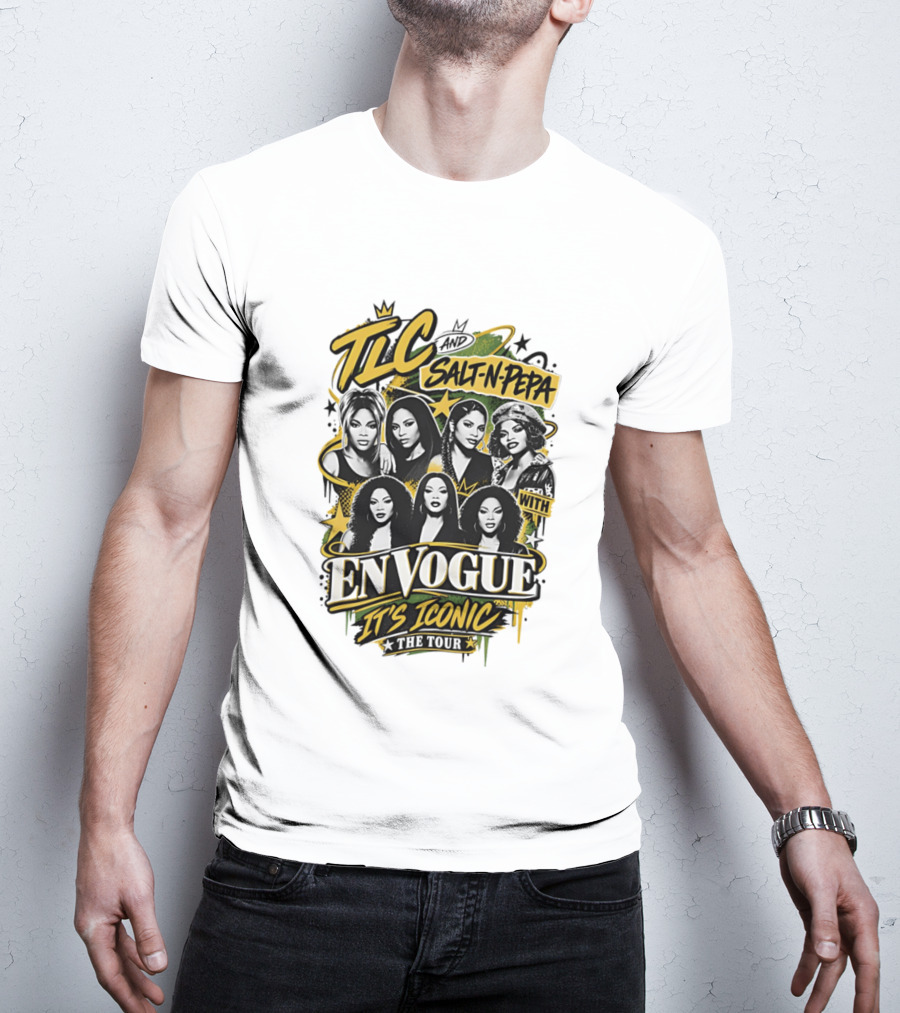 TLC Salt N Pepa En Vogue It's Iconic Tour T-Shirt