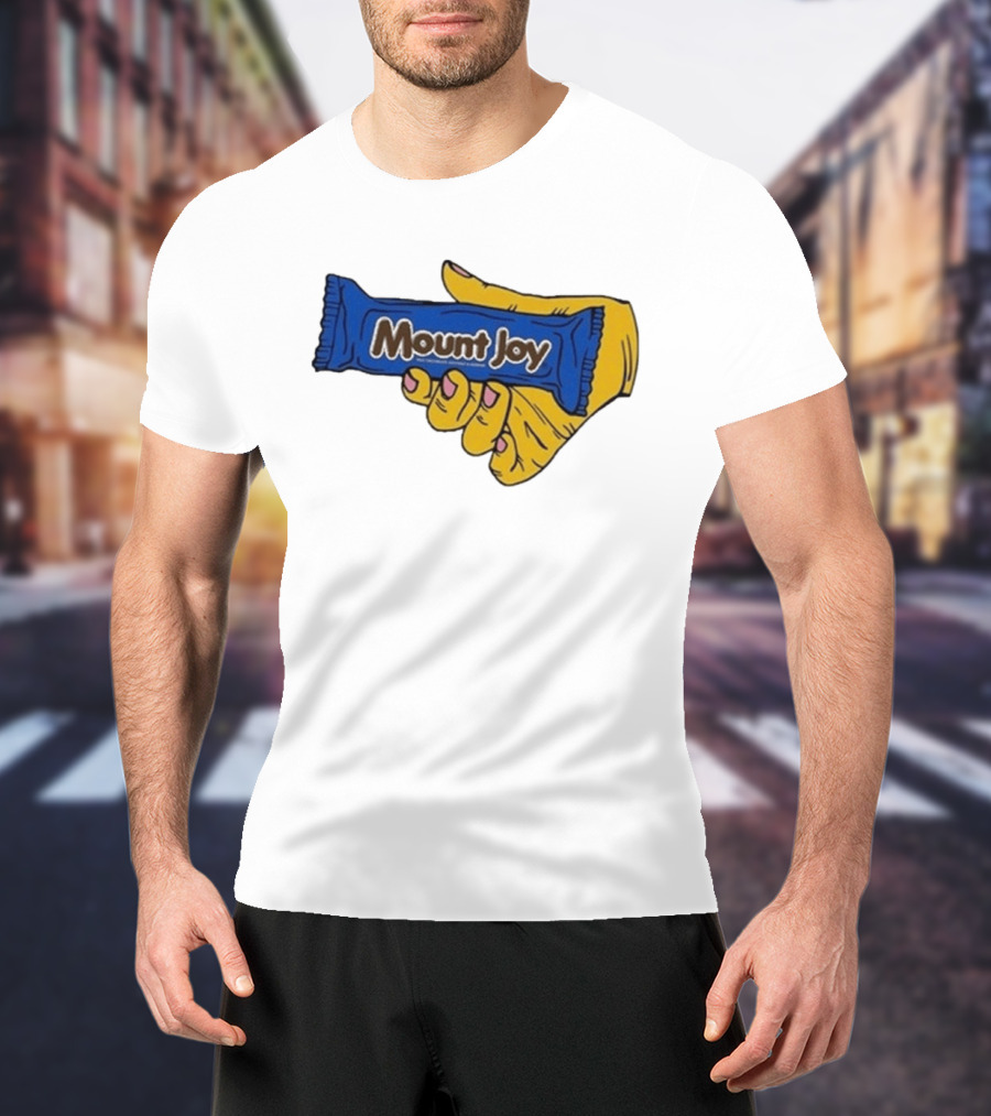 Mount Joy Candy Wrapper Hand Holding T-Shirt