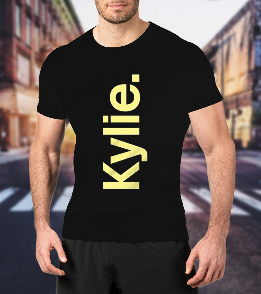 Kylie Minogue Vertical Yellow Kylie T-Shirt