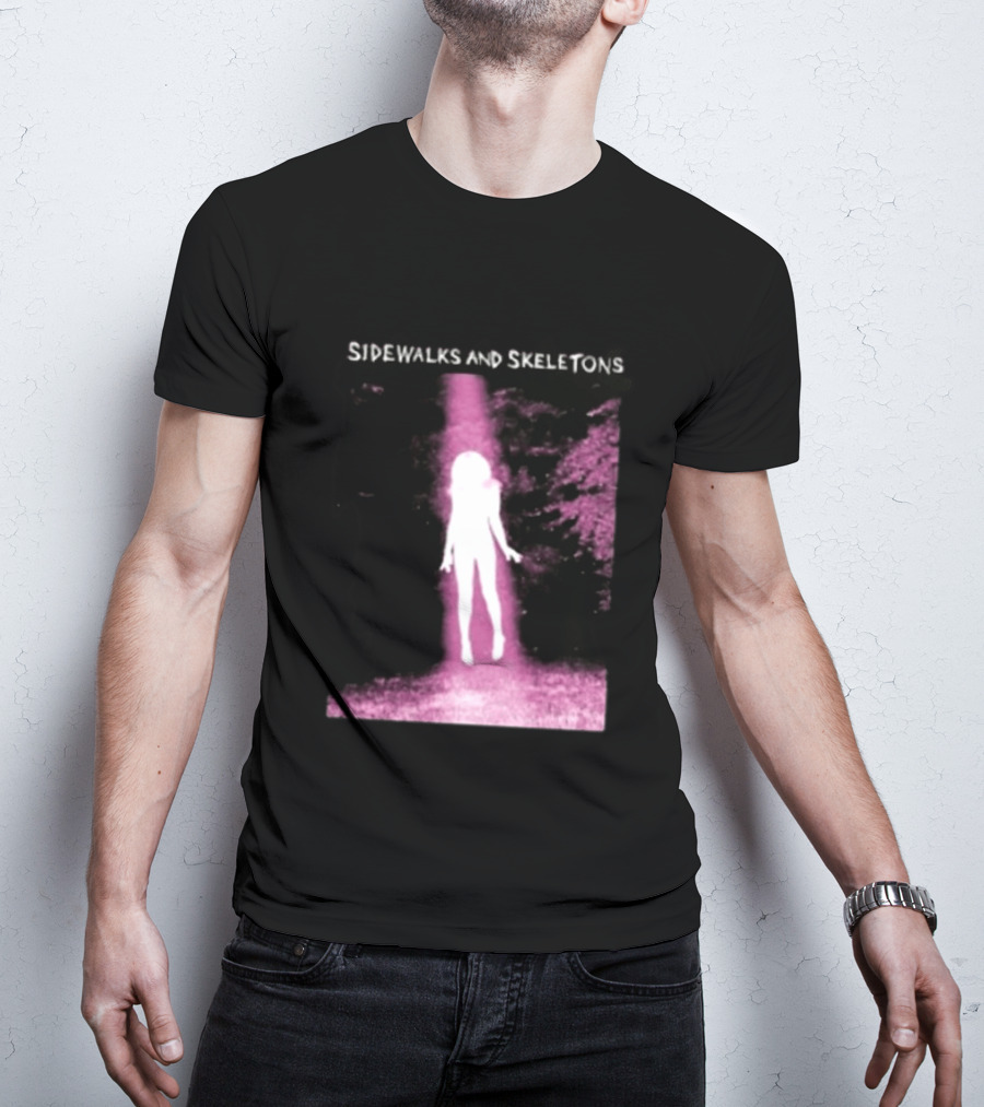Sidewalks And Skeletons Ethereal Gothic Aesthetic Phantom Scene T-Shirt