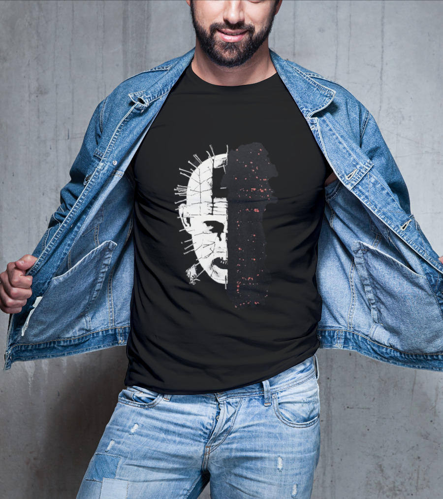 Halloween Horror Nights 2026 Hellraiser Pinhead Split T-Shirt