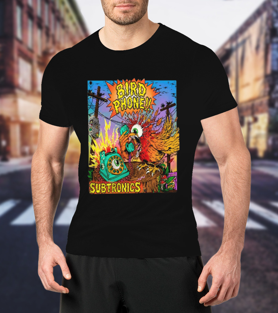 SUBTRONICS Bird Phone 2026 Friday Explosion T-Shirt