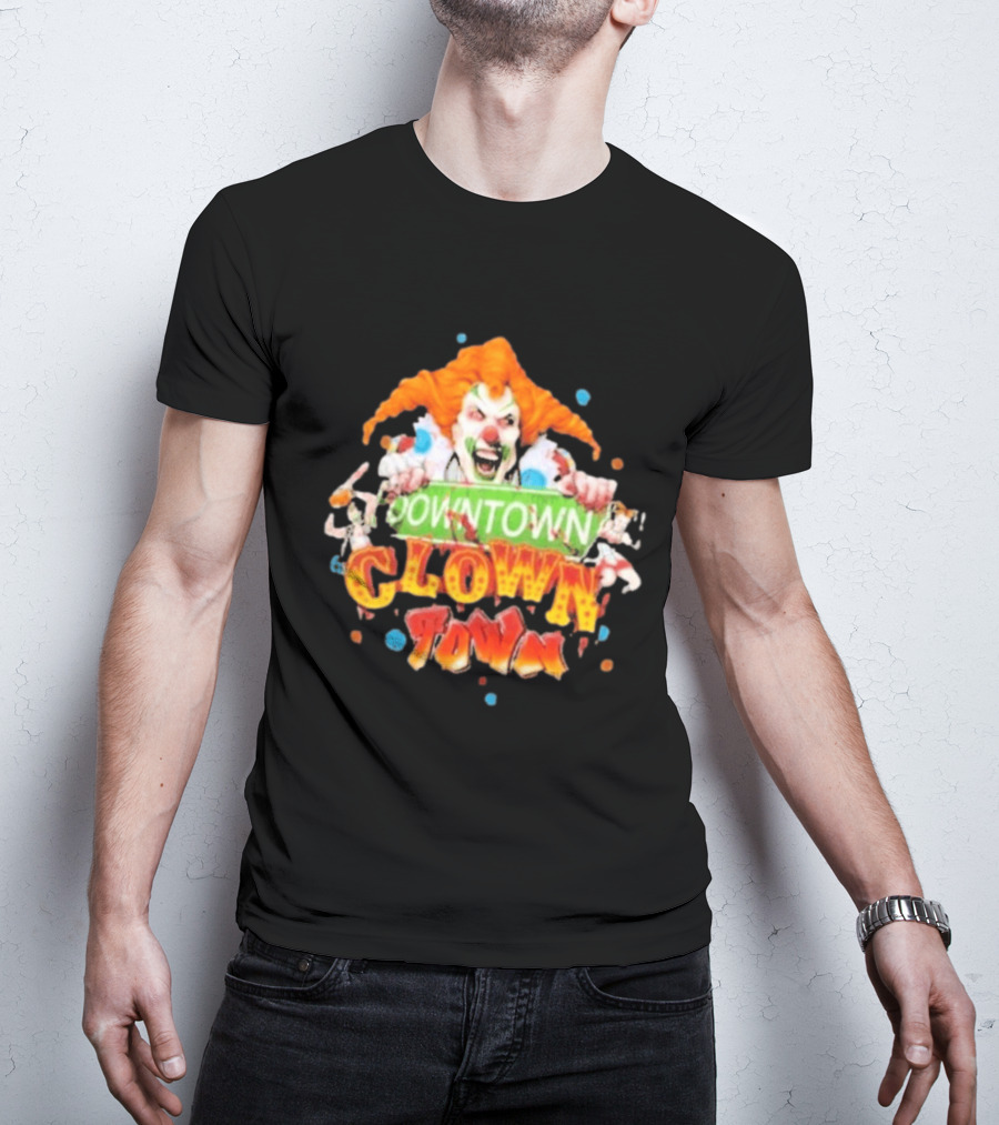 Halloween Horror Nights Downtown Clown Town Creepy Carnival Clown T-Shirt
