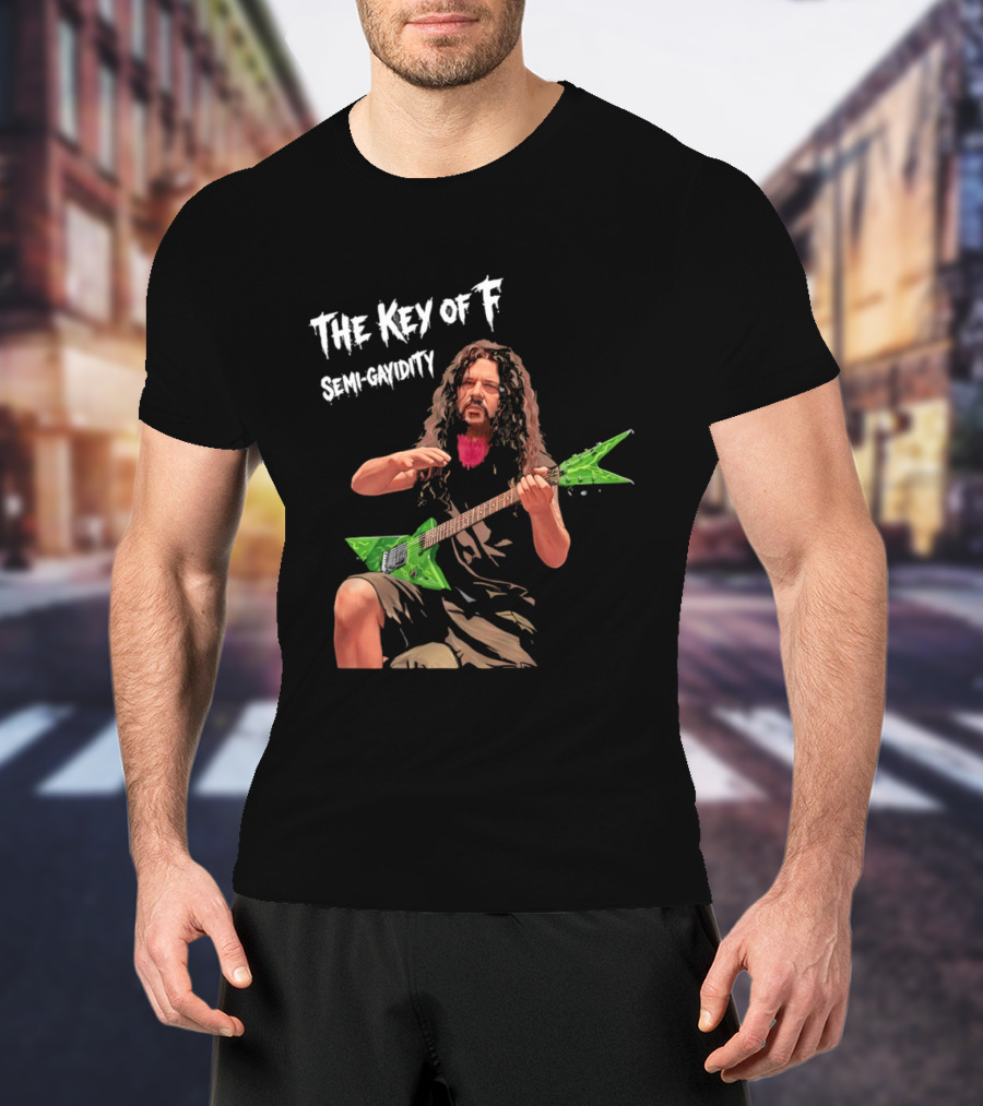 The Key Of F Semi Gayidity Dimebag Darrell Guitarist T-Shirt