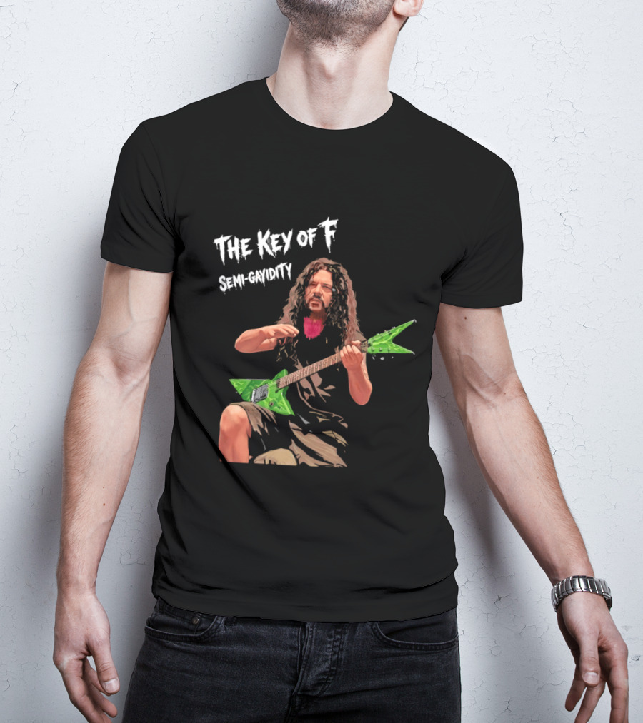 The Key Of F Semi Gayidity Dimebag Darrell Guitarist T-Shirt