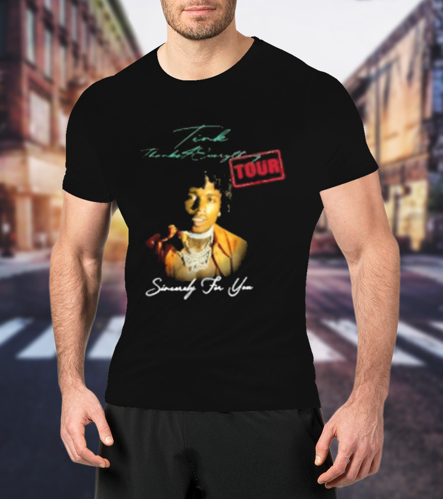 Que Jacquees Thanks 4 Everything Tour Signed You 5000 T-Shirt
