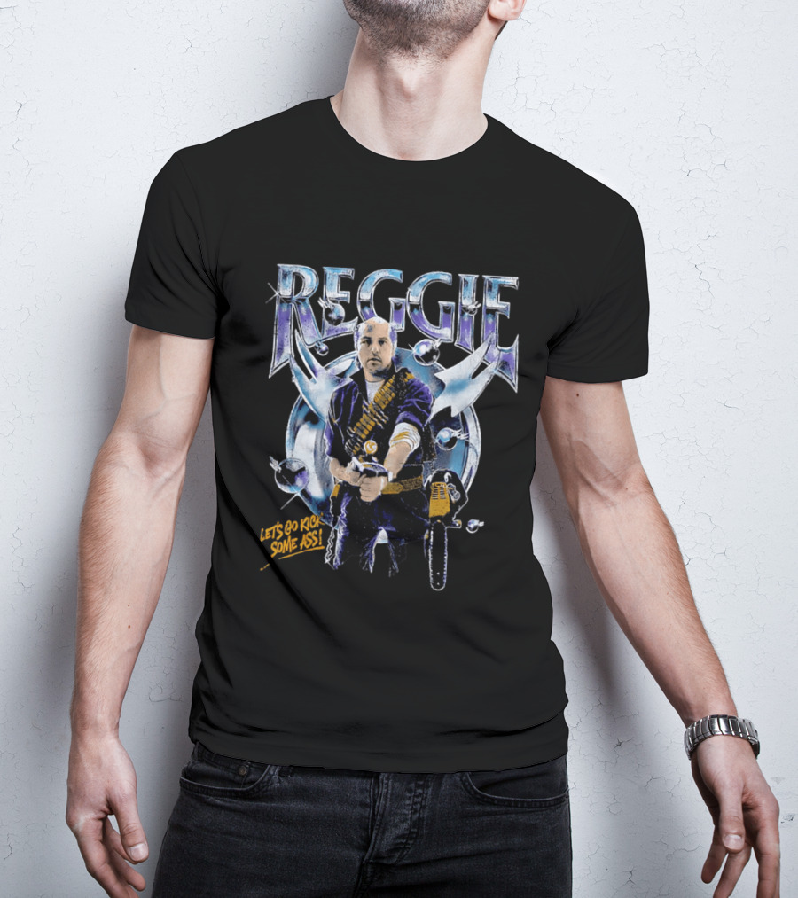 Reggie Let's Go Kick Some Ass Phantasm Retro Movie T-Shirt