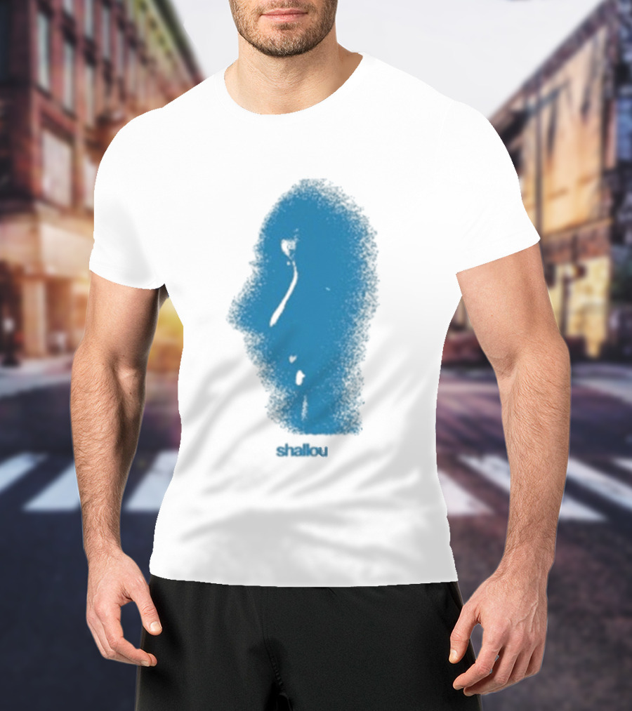 Ambient Inks Shallou Silhouette Blue Profile T-Shirt