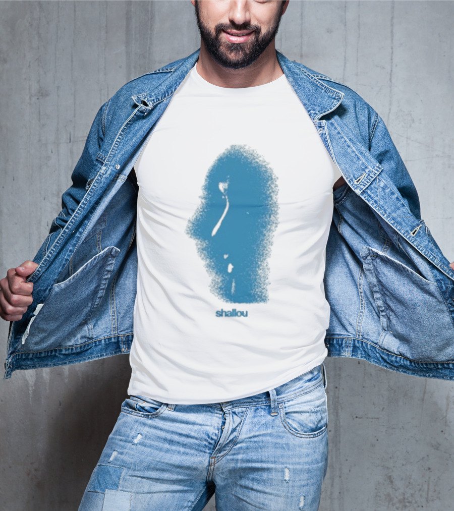Ambient Inks Shallou Silhouette Blue Profile T-Shirt