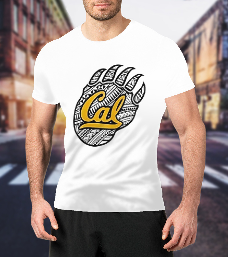 Cal Bears Football From The Bay To The Islands Bear Claw T-Shirt