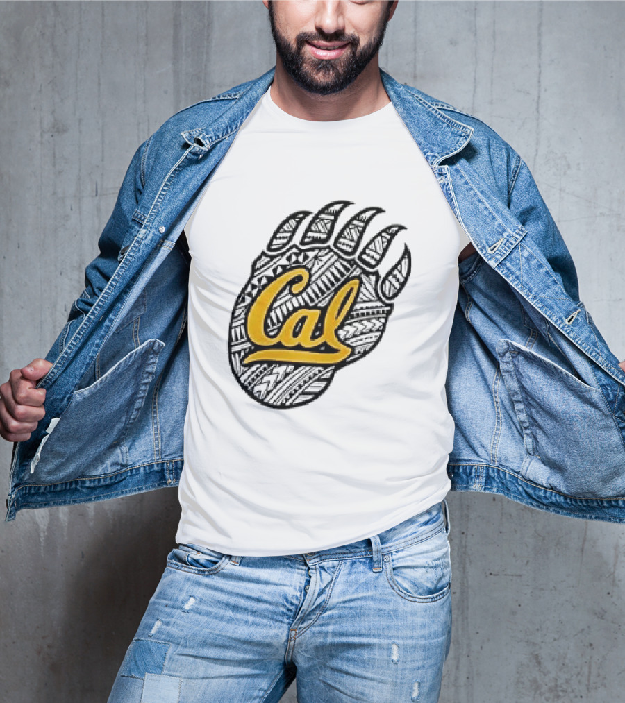 Cal Bears Football From The Bay To The Islands Bear Claw T-Shirt
