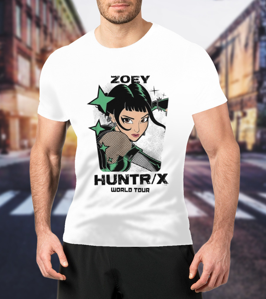 Zoey Huntr/X Girlz Tour Kpop Demon Hunters T-Shirt