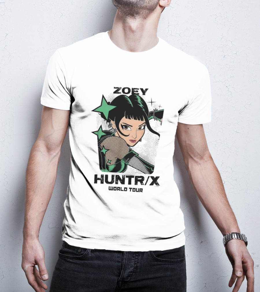 Zoey Huntr/X Girlz Tour Kpop Demon Hunters T-Shirt