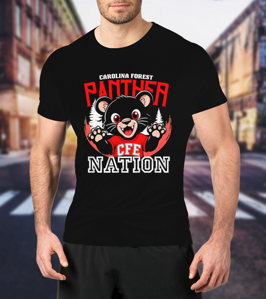 Carolina Forest Panther CFE Nation Cute T-Shirt