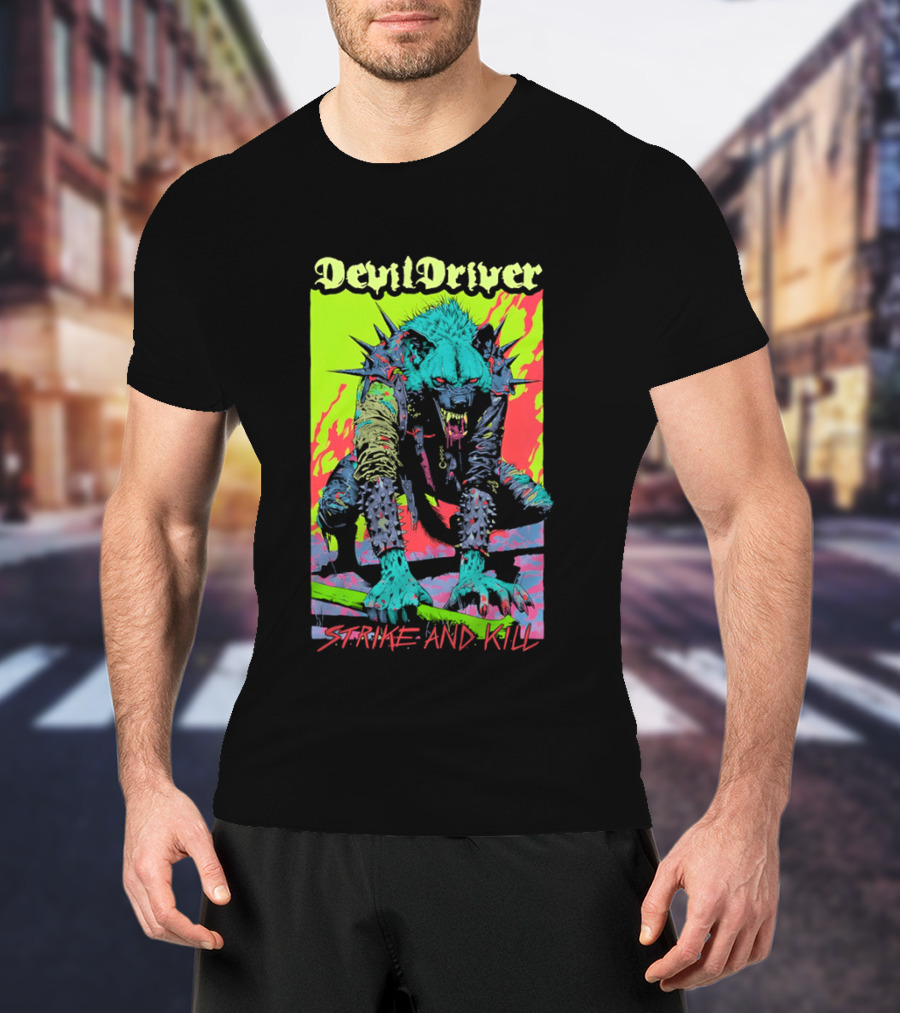 DevilDriver Strive And Kill Bone Hyena T-Shirt
