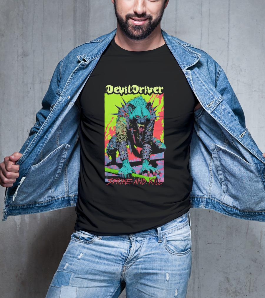 DevilDriver Strive And Kill Bone Hyena T-Shirt