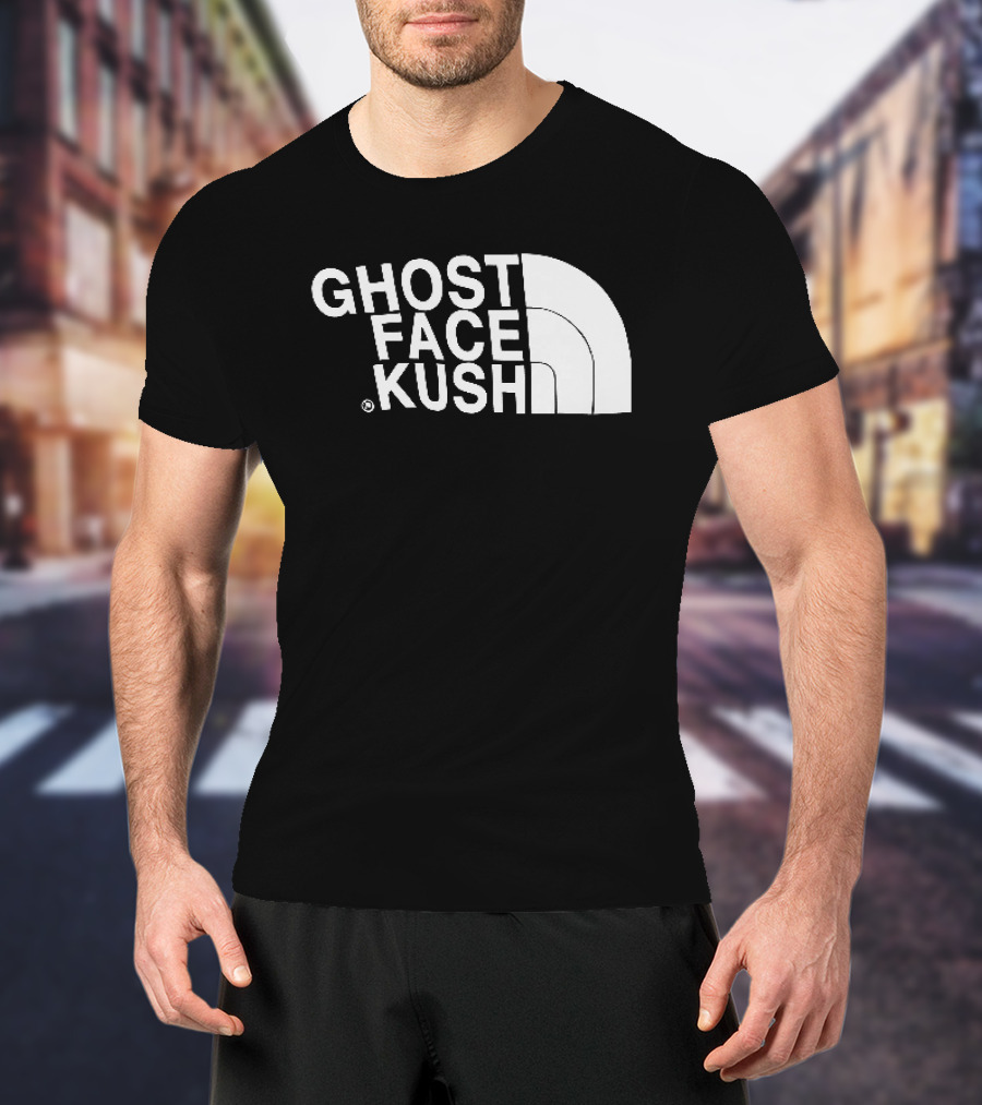 Ghost Face Kush North Face T-Shirt
