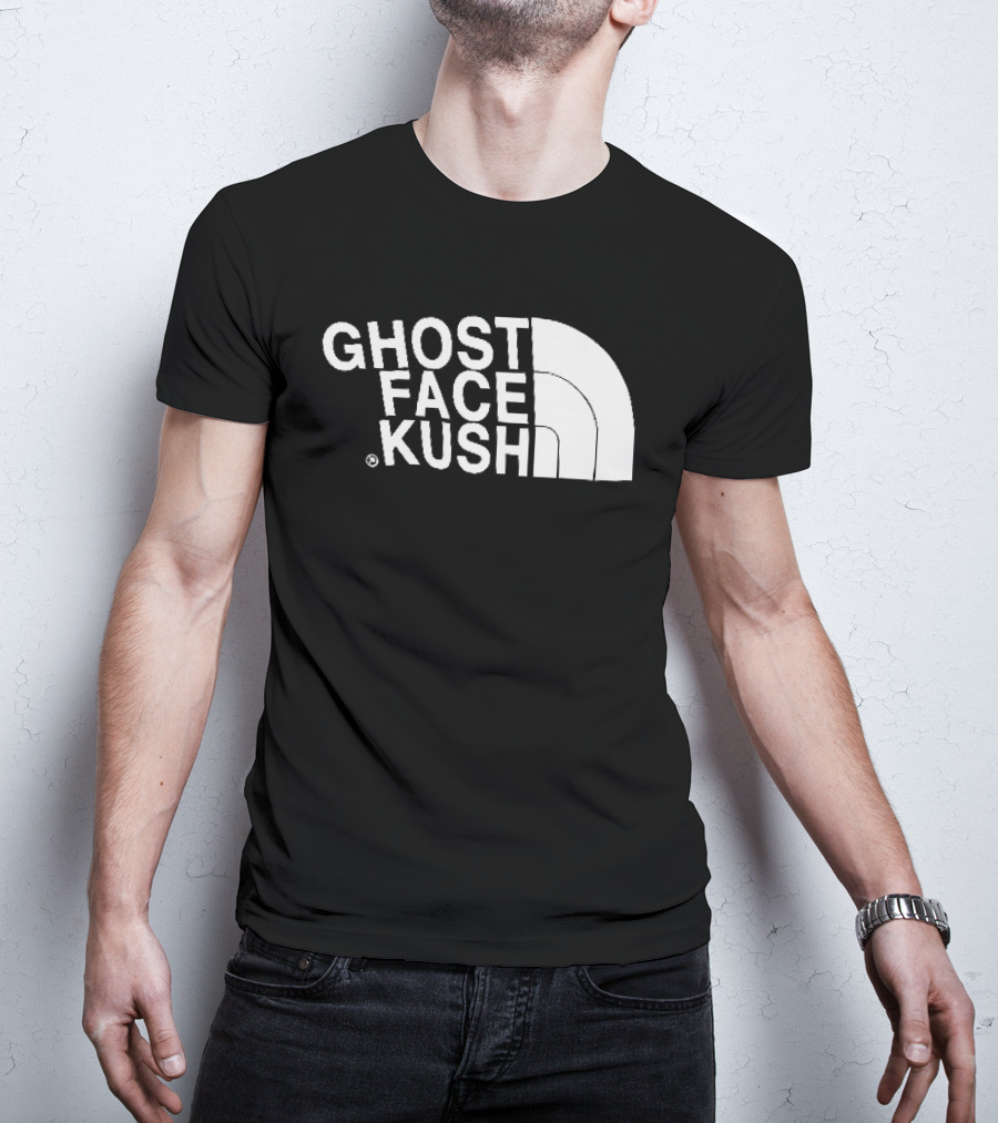 Ghost Face Kush North Face T-Shirt