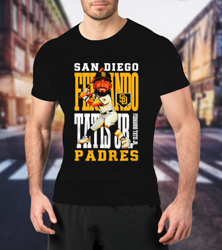 San Diego Padres Fernando Tatis Jr Iconic Baseball Star T-Shirt