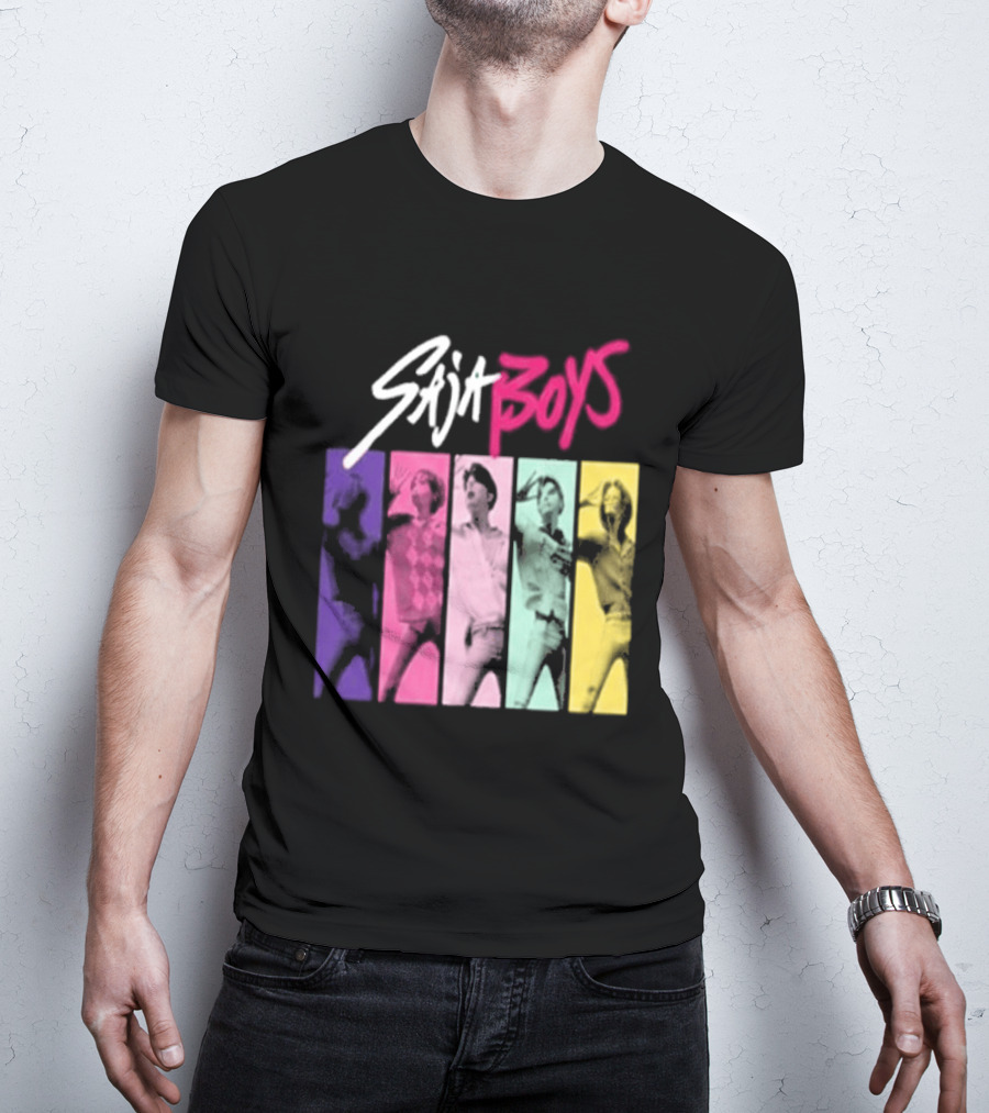 Saja Boys Kpop Demon Hunters World Tour Colorful T-Shirt