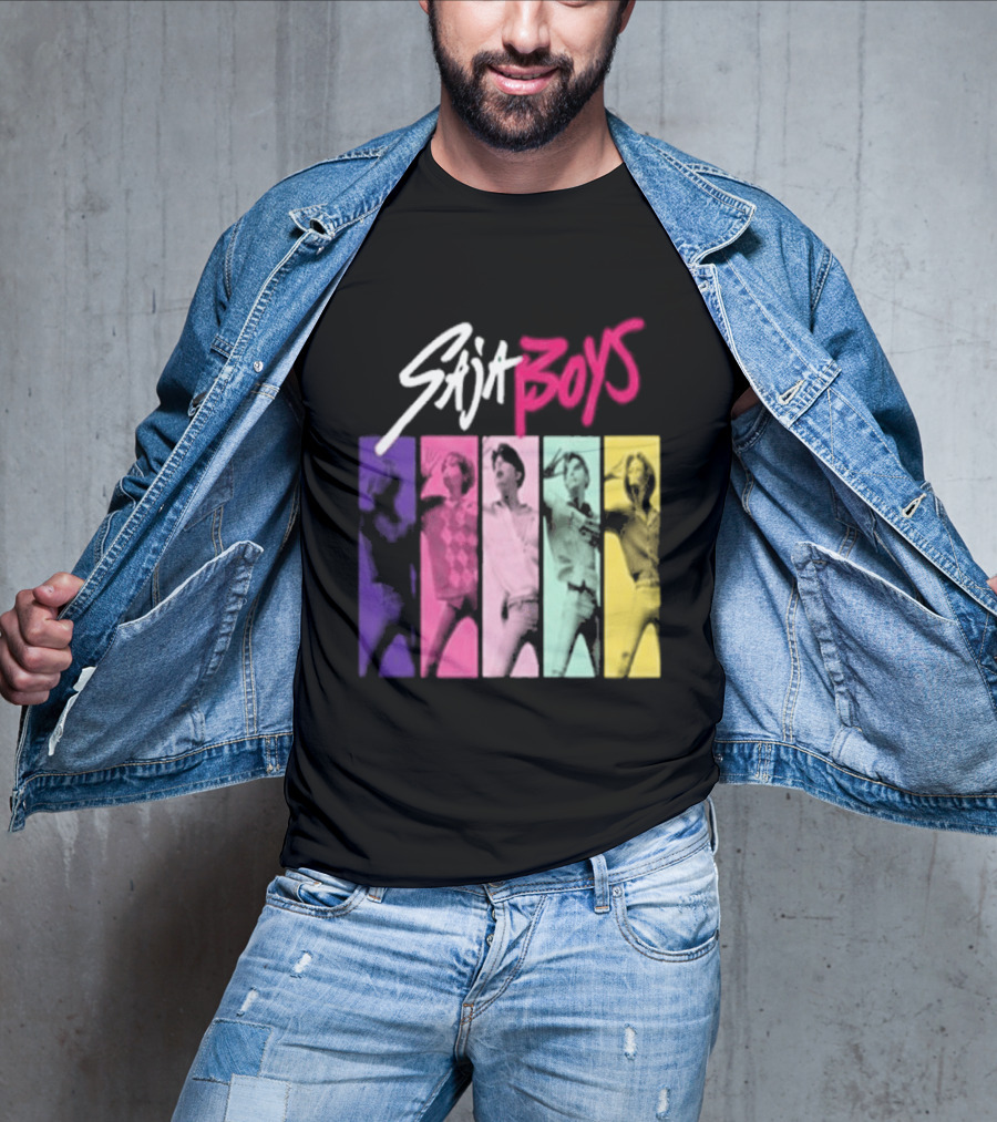 Saja Boys Kpop Demon Hunters World Tour Colorful T-Shirt