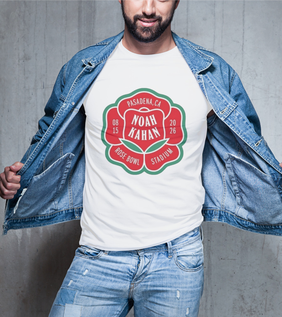 Noah Kahan Pasadena CA Rose Bowl Stadium 2026 August 15 T-Shirt