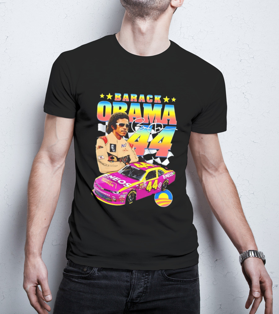 Barack Obama Racing 44 ENEOS NASCAR T-Shirt