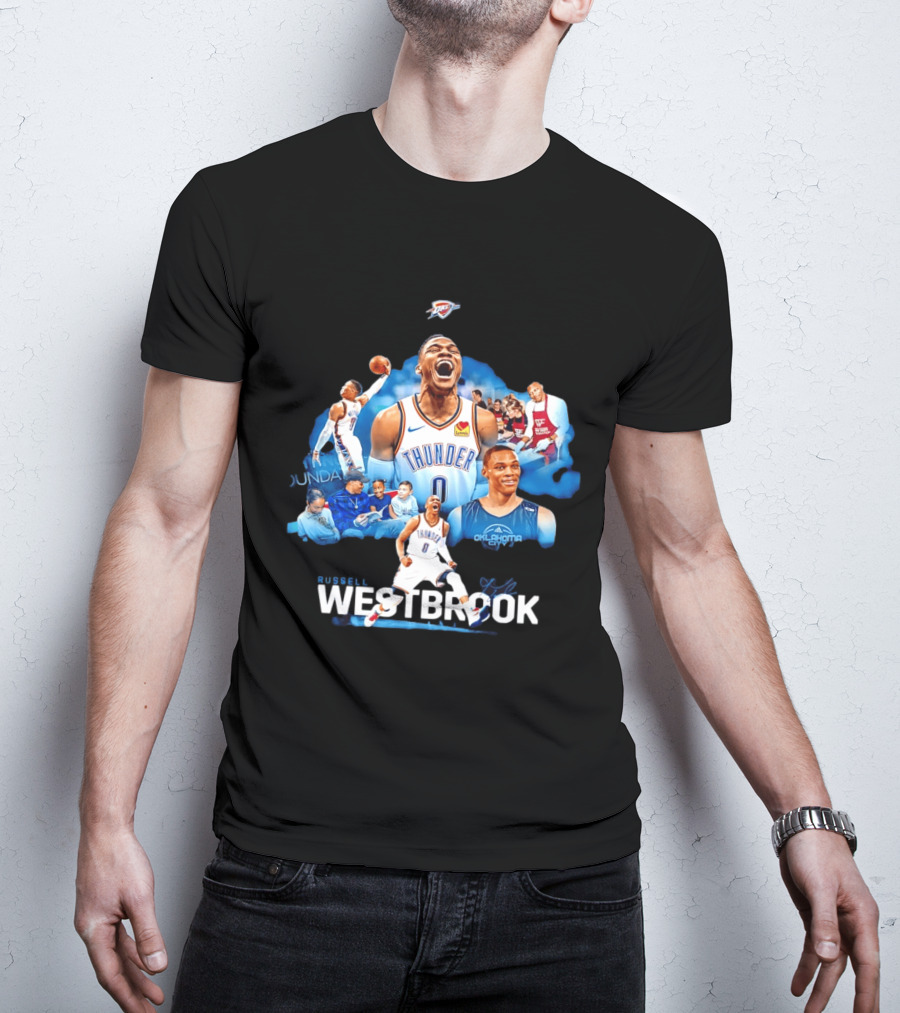 Russell Westbrook Thunder Basketball Oklahoma City Legends T-Shirt