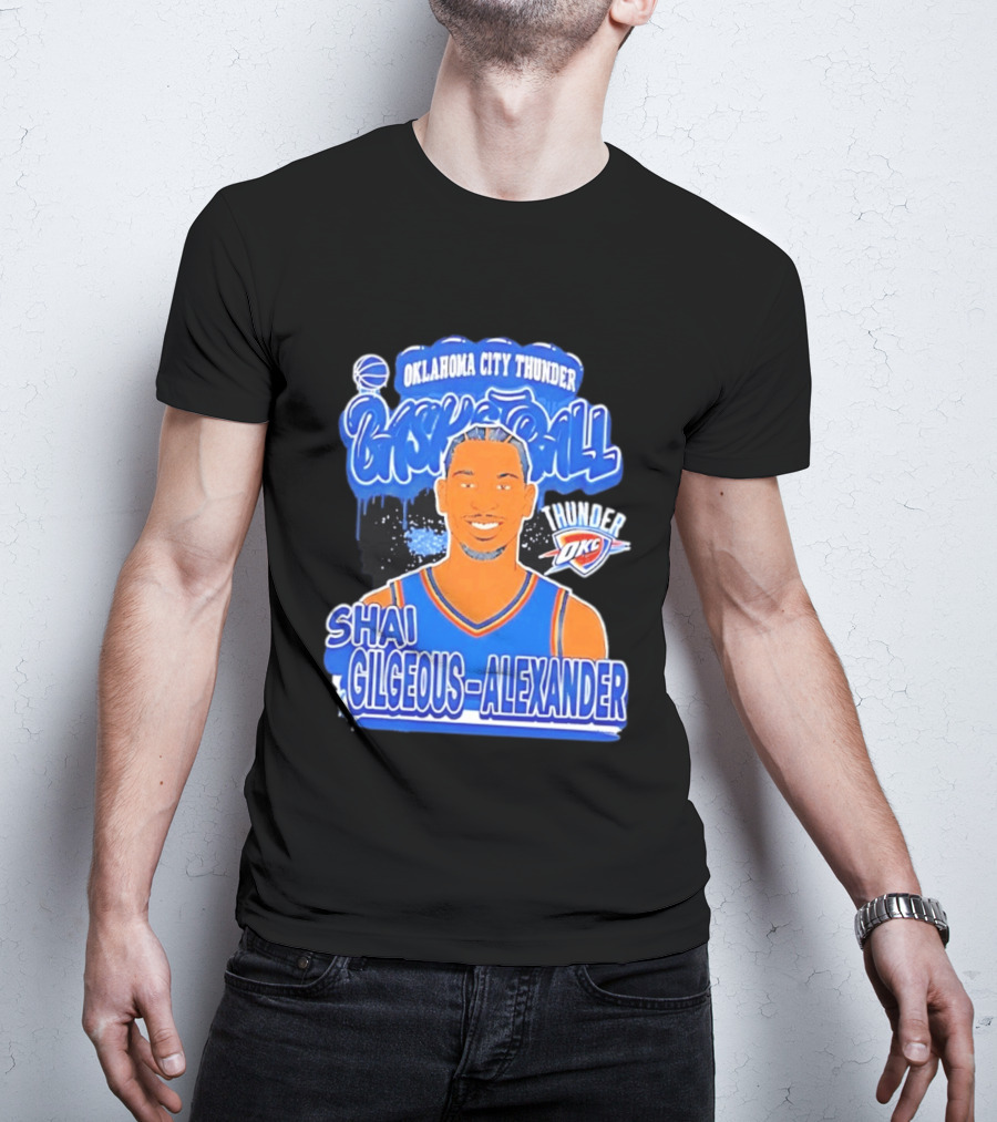 Shai Gilgeous Alexander Oklahoma City Thunder Basketball OKC Thunder T-Shirt